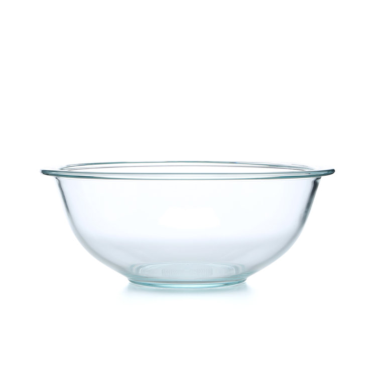 Glass pyrex mixing outlet bowls